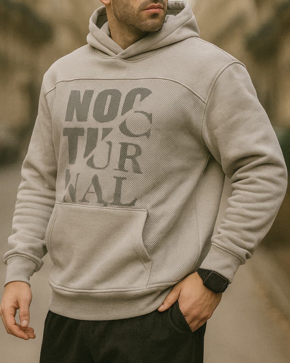 NOCTURNAL HOODIE – GREY