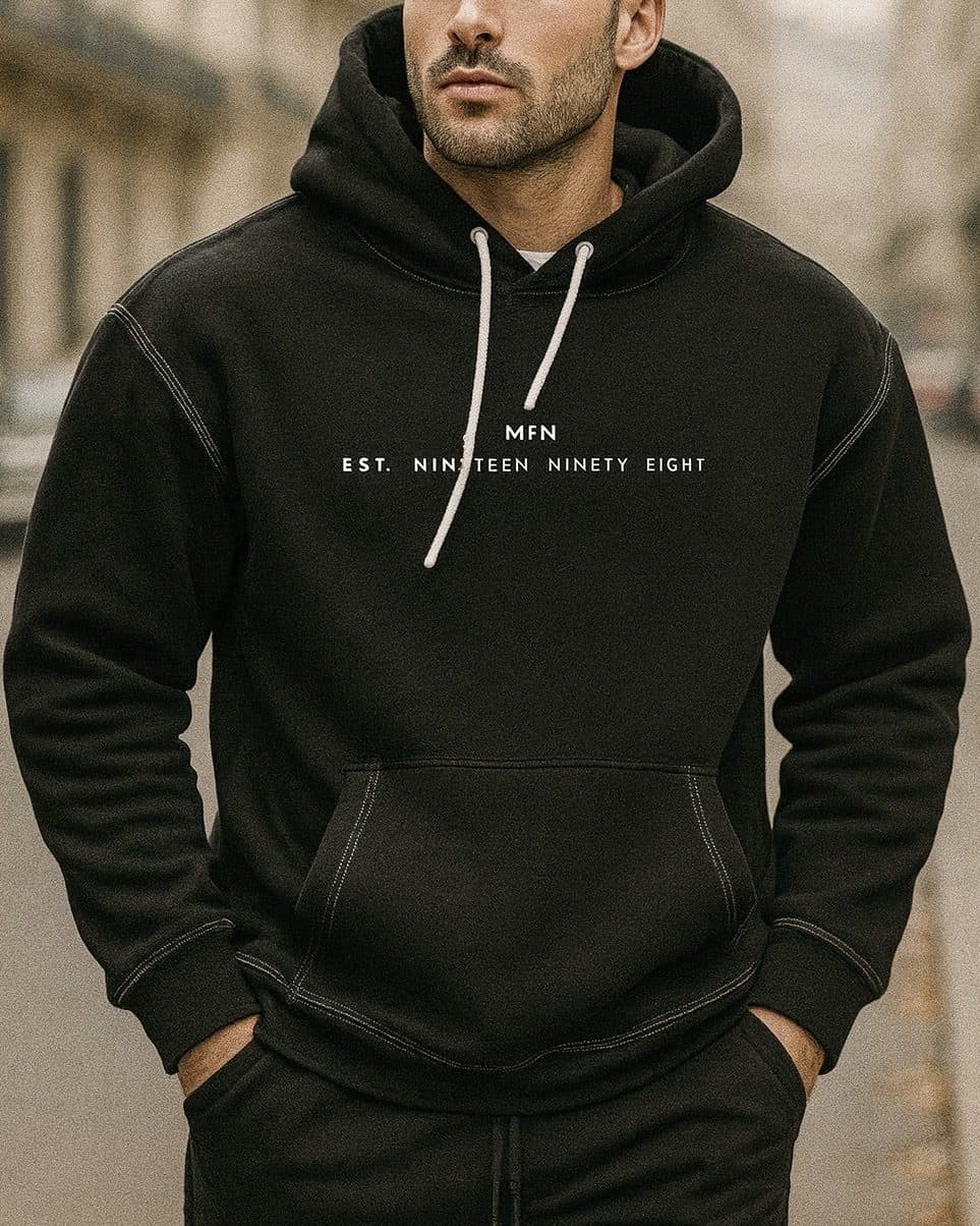 MFN 1998 HOODIE - BLACK